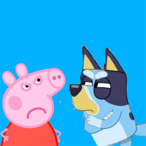 bluey vs peppa by EACTheLegend on DeviantArt