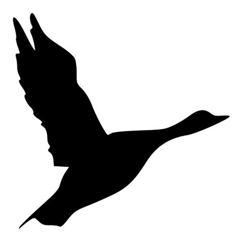 Flying Goose Silhouette at GetDrawings | Free download