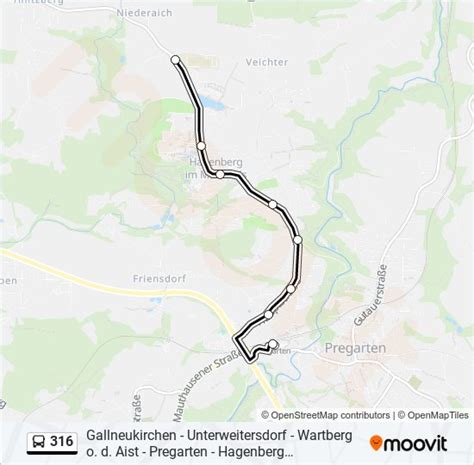 316 Route: Schedules, Stops & Maps - Pregarten (Updated)