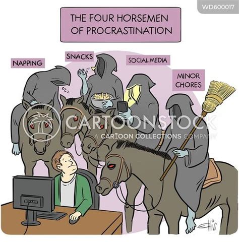 Procrastination Cartoons and Comics - funny pictures from CartoonStock