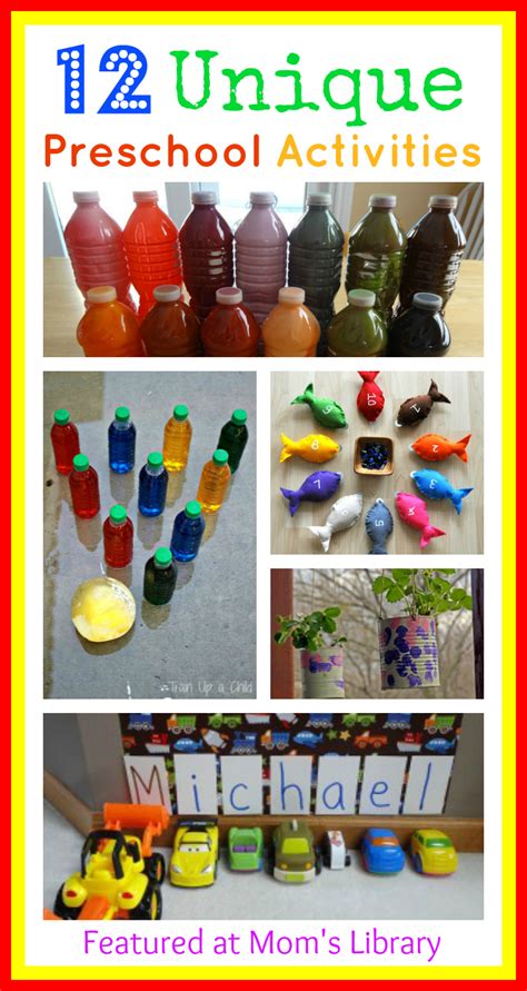 12 Preschool Activity Ideas and Mom's Library #40 | True Aim