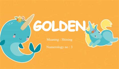 Golden Name Meaning