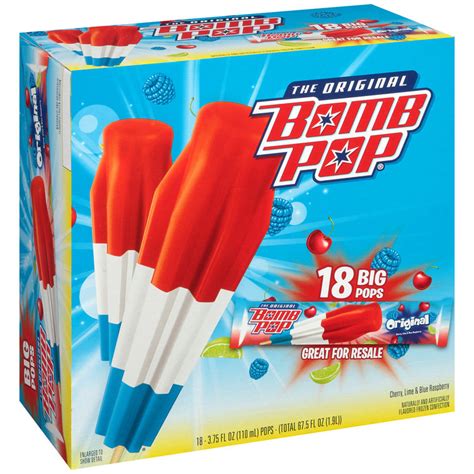 Bomb Pop® The Original Big Pops 18-3.75 fl. oz. Box Reviews 2019