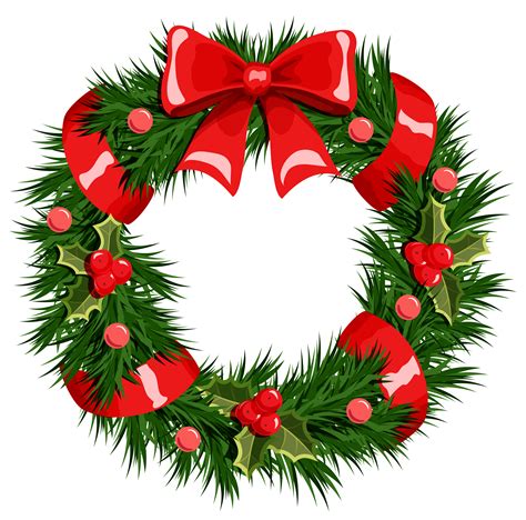 Wreath Christmas Garland Clip art - Transparent Christmas Wreath PNG ...