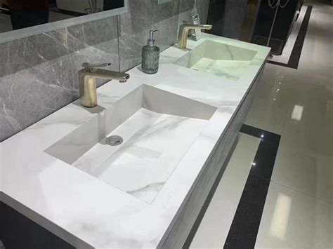 Sintered Stone Vanity tops (YMS038) - quartz countertops - Yomi Stone