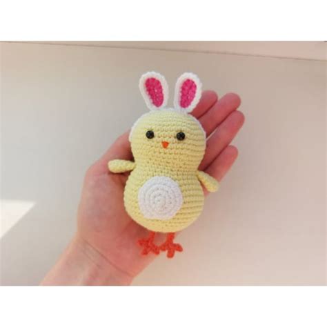 Crochet Easter chick, crochet animal toy, stuffed animal, Ea - Inspire ...