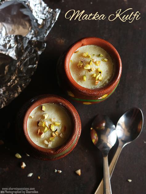 Matka kulfi recipe, How to make matka kulfi - Sharmis Passions