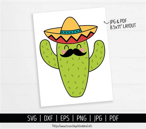 Cactus SVG. Fiesta Cinco De Mayo Cut Files. Mexican Party SVG - Etsy Canada