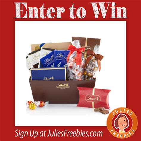 Lindt Chocolate Gift Basket Giveaway - Julie's Freebies