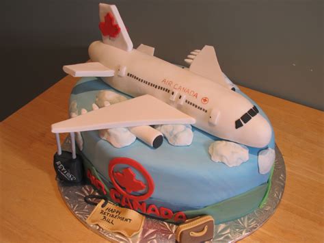 Ann Marie's Creative Cakes: Air Canada 330 Airplane Retirement Cake