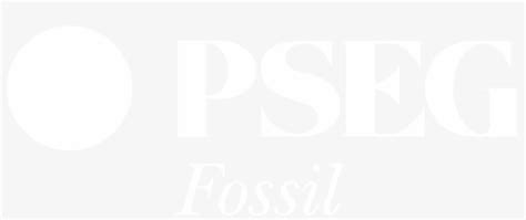 Pseg Fossil Logo Black And White - Ps4 Logo White Transparent ...