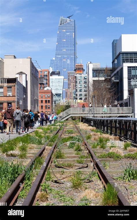 View from the High Line in Manhattan Stock Photo - Alamy