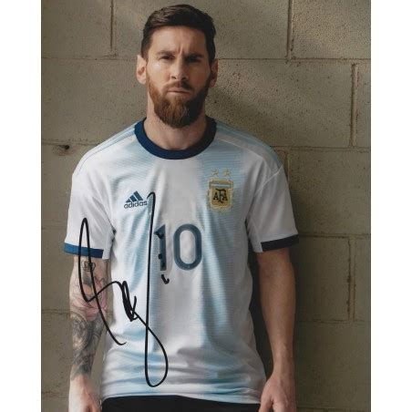 Lionel MESSI Autograph