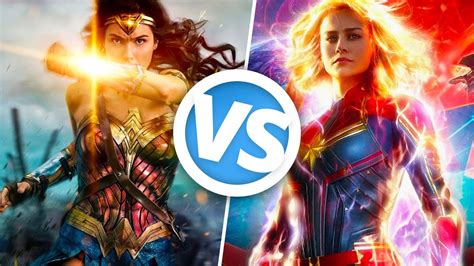 Captain Marvel VS Wonder Woman : Movie Feuds - YouTube