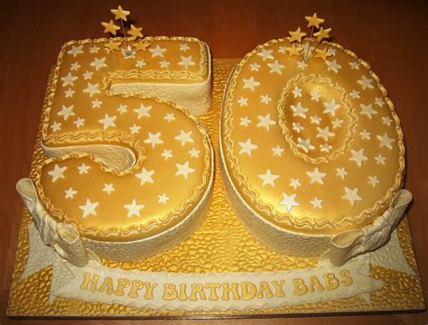 Ivory & Gold 50th Birthday Cake | Nouveauxcakes