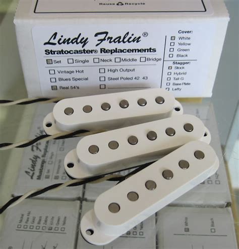 Lindy Fralin Real 54's Stratocaster Pickups Set | Reverb