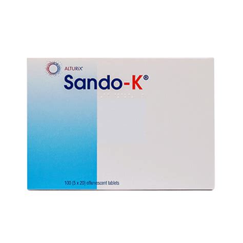 Buy Sando-K Effervescent Tablets 100 Tablets | Chemist Direct