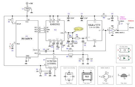 PIC Based GPS Jammer - Microcontroller Project Circuit