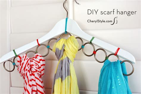 How to make a DIY scarf hanger - Everyday Dishes & DIY