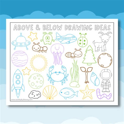 Free Drawing Prompt Game for Kids - Walking by the Way