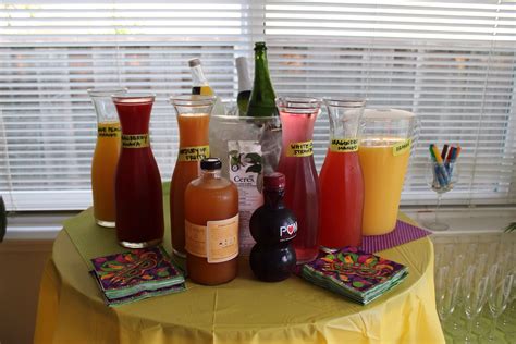 Mimosa Bar | Mimosa bar, Table decorations, Decor