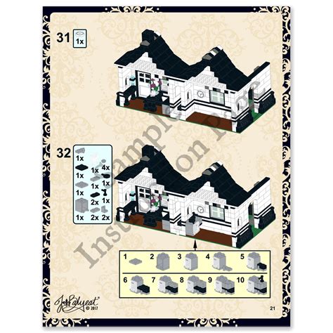 La Petite Maison – Printable Lego House Instructions