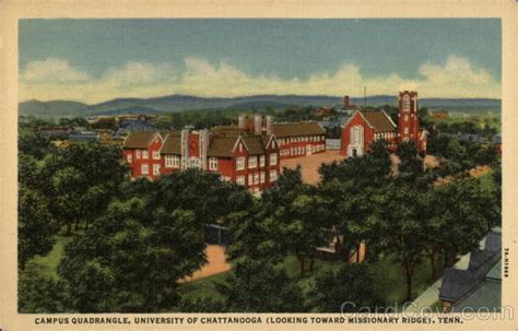 Campus quadrangle, University of Chattanooga Tennessee