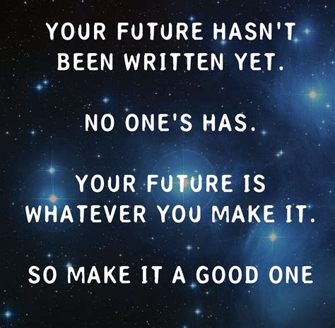 an image of a quote about the future