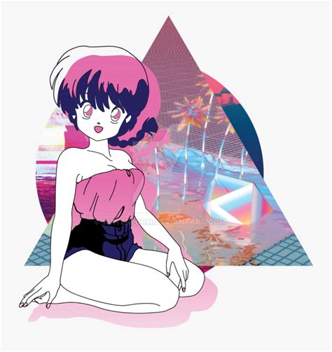 Vaporwave Aesthetic Anime Png , Free Transparent Clipart - ClipartKey