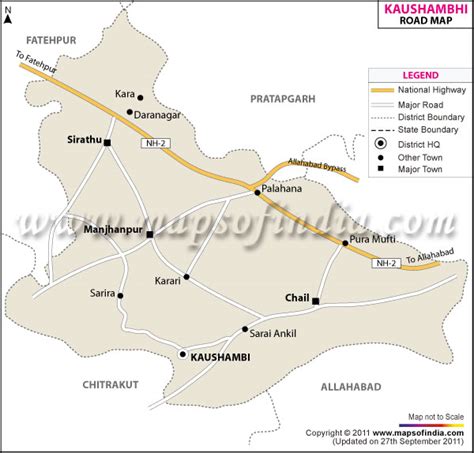 Kaushambi Road Map