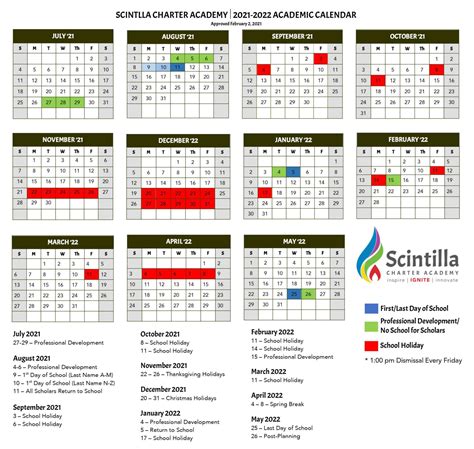 Rolesville Charter Academy Calendar