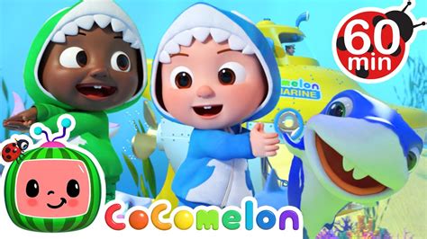 Baby Shark with JJ and Cody's Submarine | CoComelon Nursery Rhymes ...