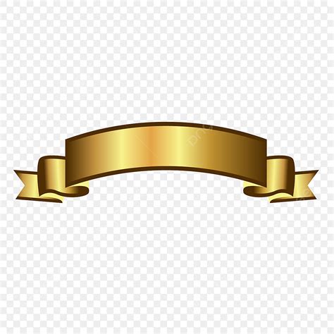 Gold Ribbon Logo Vector Hd PNG Images, Gold Ribbon Vector Design, Gold ...