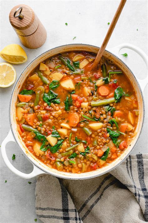 Hearty Vegan Lentil Soup - A Delicious 1-Pot Recipe