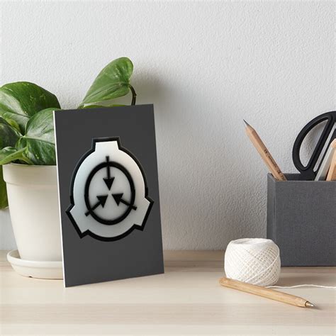 "SCP Logo (3d)" Art Board Print by TheVolgun | Redbubble