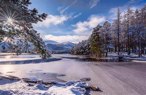 Winter at Loch an Eilein, Scottish Highlands by pdsdigital | ePHOTOzine