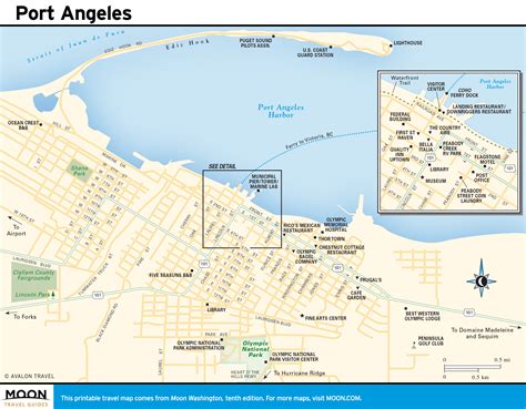 Map Of Port Angeles Washington - Allie Bellina