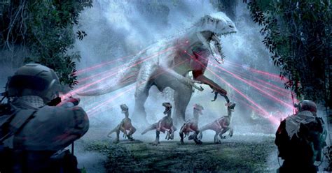 Jurassic World Concept Art Teases Indominus Rex Showdown