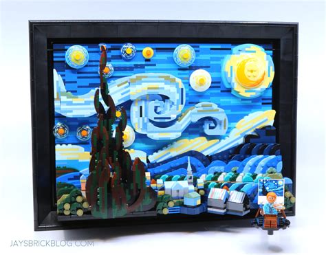 LEGO The Starry Night Vincent van Gogh - www.town-green.com