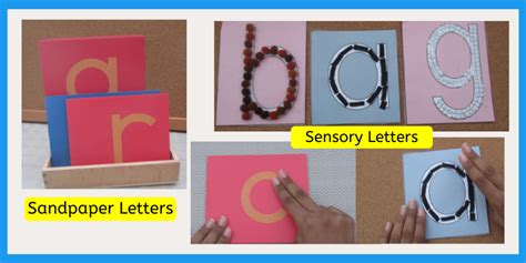 DIY Sandpaper Letters - Sensory Letters - Bumpy Letters - MontessoriPulse