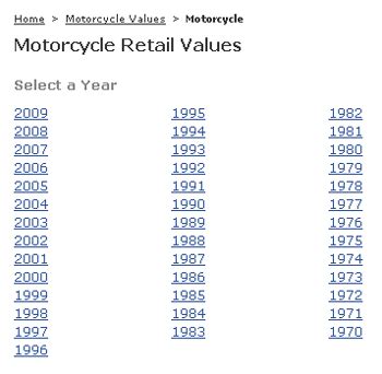 Kelley Blue Book Motorcycles Vintage | Reviewmotors.co