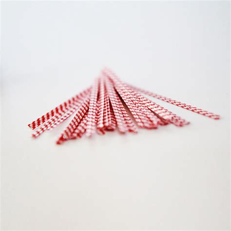 RED and WHITE Twist Ties 4 Inch Set of 50 - Etsy