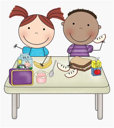 Snack Time Clipart - Kids Lunch Clipart, HD Png Download , Transparent ...