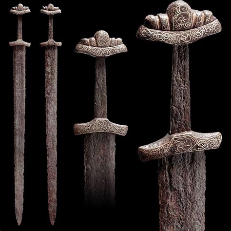 Viking sword, Northern Europe, 9th / 10th century… Les Runes, Norwegian ...