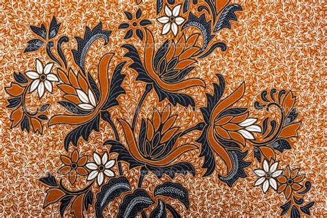 Beautiful Asian Floral Batik Patterns & Motifs Stock Photo by ©hafiz ...