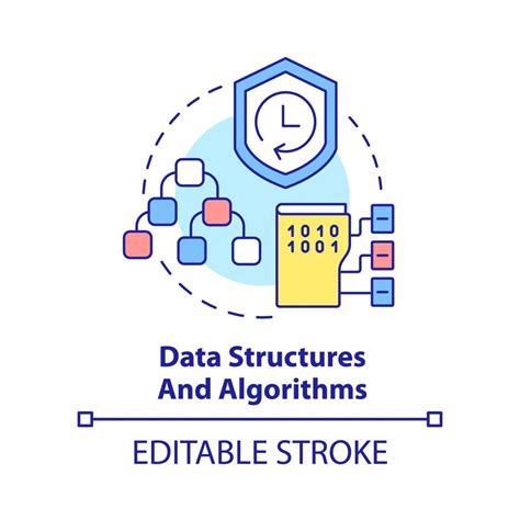 Data structures and algorithms concept icon 16090222 Vector Art at Vecteezy