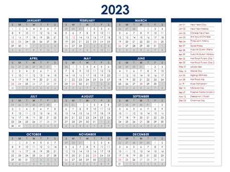 Calendar 2023 Malaysia – Get Calendar 2023 Update