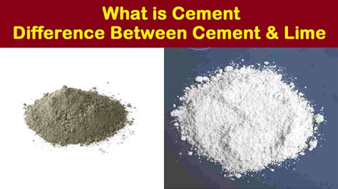 Difference Between Lime and Cement - Dream Civil