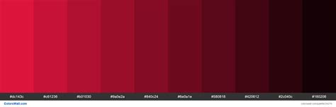 Shades of Crimson #DC143C Hex Color