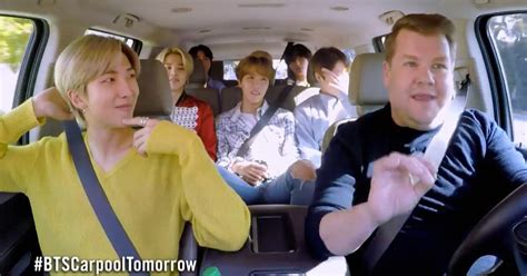 This Sneak Peek Of BTS' 'Carpool Karaoke' Episode Will Crack ARMYs Up